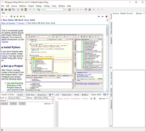 Wingware Wing IDE Pro��̿������ɻ���