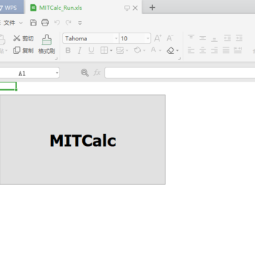 MITCalc��е���̼������㹤��