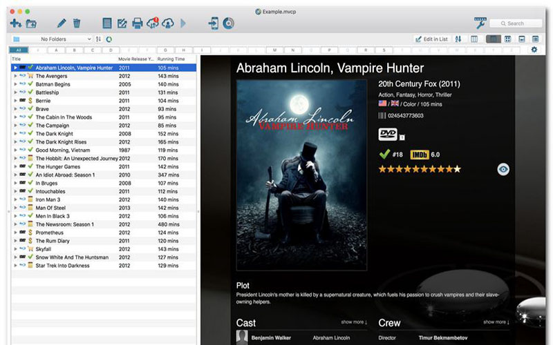 Movie Collector mac��