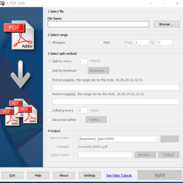 A-PDF Split(PDF�ָ��)