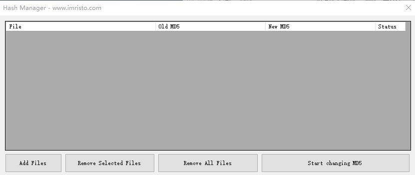 Hash Manager�����޸Ĺ�ϣֵ����