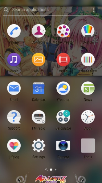 ������Ů����(To LOVE��-Xperia theme)v1.0.0 ��׿��
