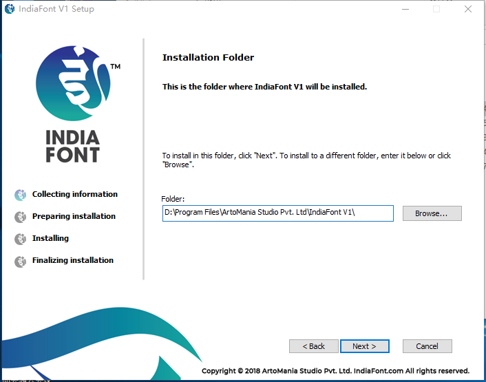 IndiaFont(印度语书法字体软件) IndiaFont(印度语书法字体软件)