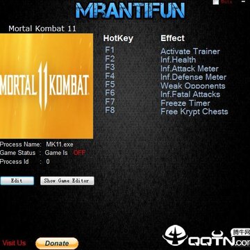 真人快打11MrAntiFun修改器 真人快打11MrAntiFun修改器