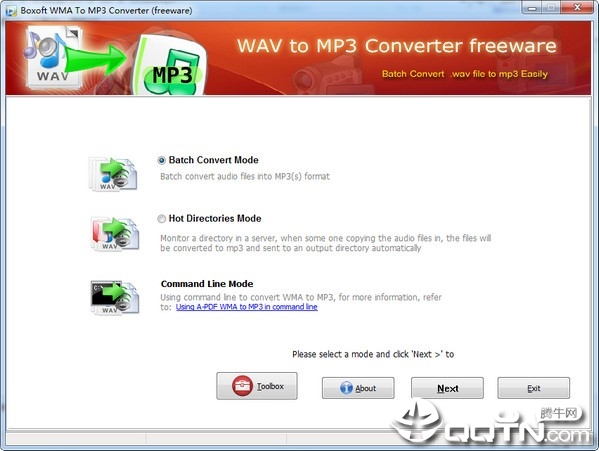 Boxoft WMA to MP3 Converte(WMA��MP3ת������)
