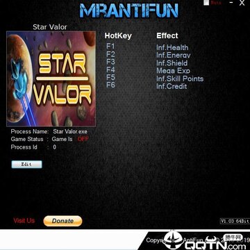 Star Valor多功能游戏修改器 Star Valor多功能游戏修改器