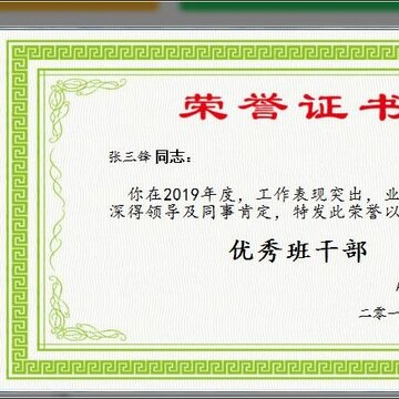 绿精灵证书打印系统 绿精灵证书打印系统