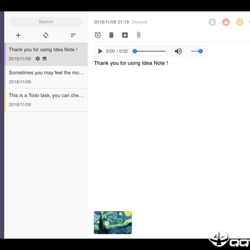 Idea note mac��