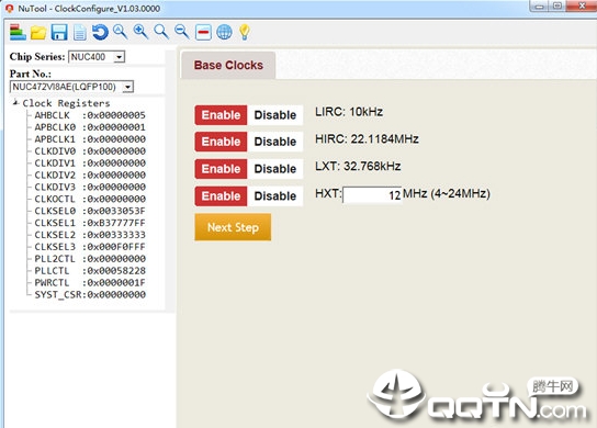 NuTool-ClockConfig(���Ƶ�Ƭ������)