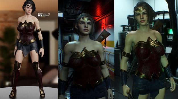 生化危机3重制版吉尔神奇女侠服饰MOD 生化危机3重制版吉尔神奇女侠服饰MOD