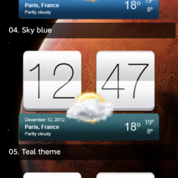Sense V2 flip clock-��ҳʱ�Ӳ��