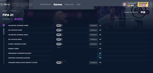 FIFA21生涯模式修改器V1.0 最新版