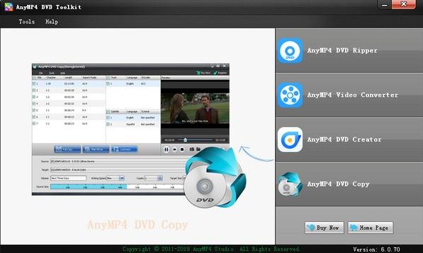 AnyMP4 DVD Toolkitv6.0.70.80781 ɫ