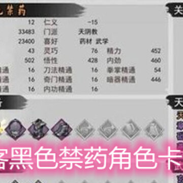 我的侠客黑色禁药角色卡怎么获得 黑色禁药角色卡获取方法 我的侠客黑色禁药角色卡怎么获得 黑色禁药角色卡获取方法