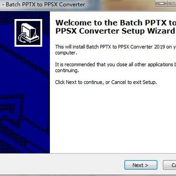 Batch PPTX and PPSX Converter