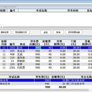 考试工作人员管理系统 考试工作人员管理系统