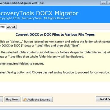 RecoveryTools DOCX Migrator