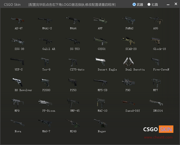 CSGO Skin(CSGO换肤软件) CSGO Skin(CSGO换肤软件)