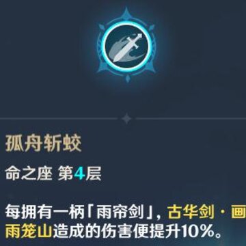 原神行秋命之座怎么样 原神行秋命之座分析 原神行秋命之座怎么样 原神行秋命之座分析