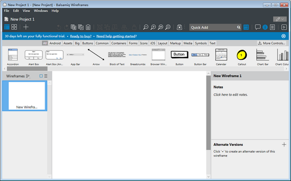 �߿�ͼ����(Balsamiq Wireframes)