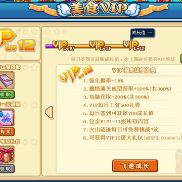 ��ʳ��ս����vip12���(vip�ȼ��޸Ĺ���)