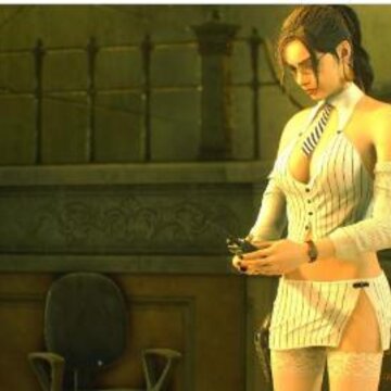 生化危机2重制版克莱尔白色秘书制服MOD 生化危机2重制版克莱尔白色秘书制服MOD