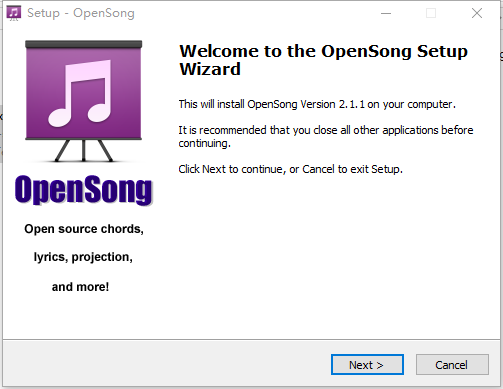 OpenSong(ý)v2.1.1 İ
