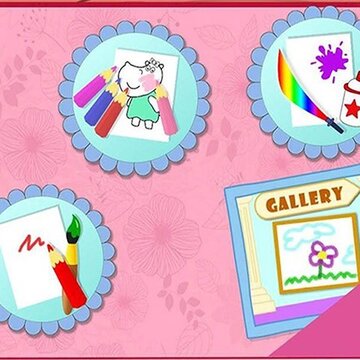 芭比公主爱画画 芭比公主爱画画