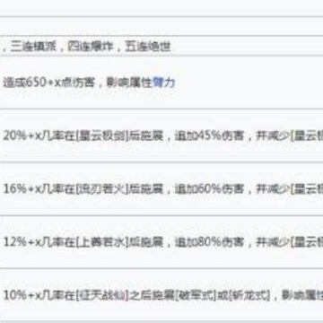 烟雨江湖星云剑诀怎么样 星云剑诀属性效果详解 烟雨江湖星云剑诀怎么样 星云剑诀属性效果详解