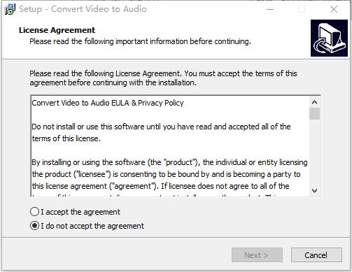 Vovsoft Convert Video to Audiov1.3 Ѱ