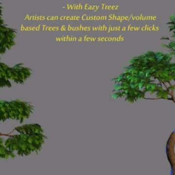 Maya��ľ�����ɶ������ɲ��Gumroad Easy Treez