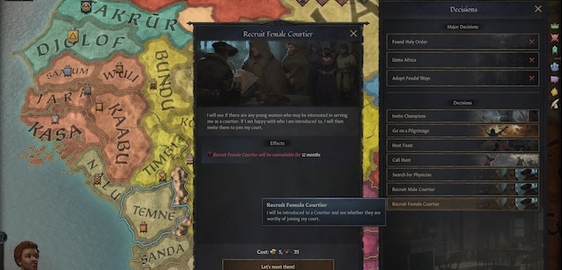 王国风云3招募朝臣MOD 王国风云3招募朝臣MOD