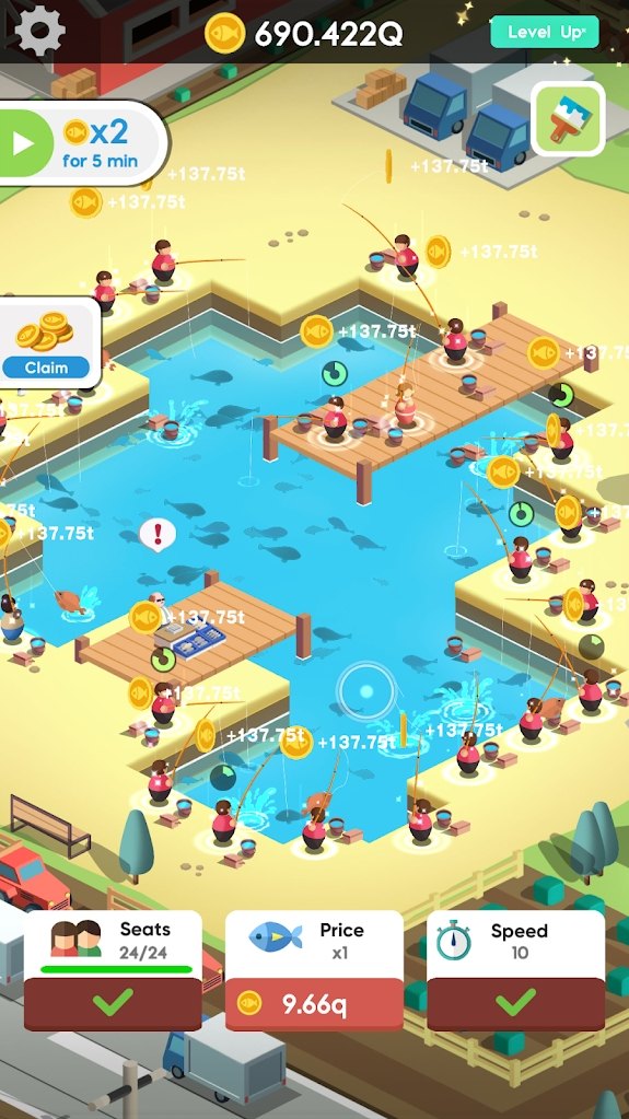 Idle Fishing Club(������ֲ����޽�Ǯ��)v1.0.3 ��׿��