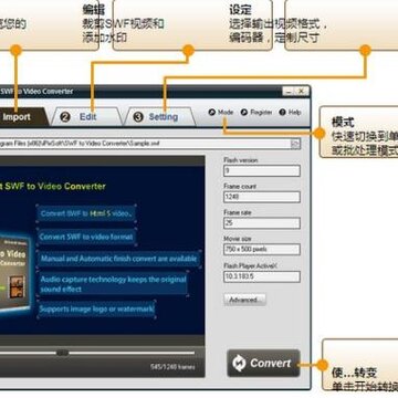 iPixSoft SWF to FLV Converter