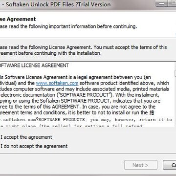 Softaken Unlock PDF Files