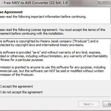 Free MKV to AVI Converter