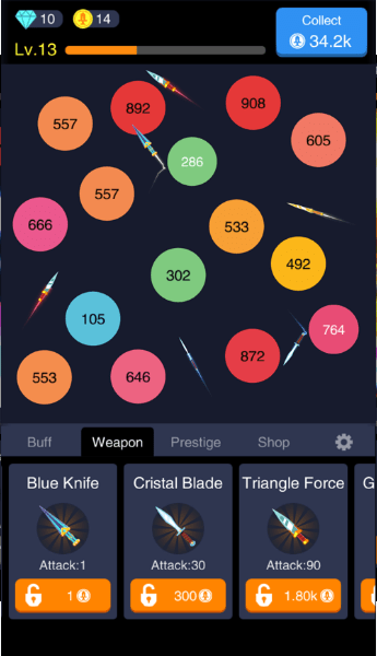 Idle Knife(����֮��΢�Ű�)v1.0.0 ���°�