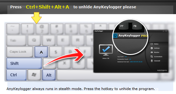 AnyKeylogger键盘记录器