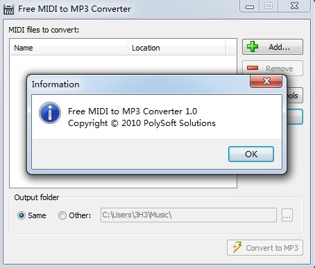 Free MIDI to MP3 Converter(Ƶʽת)v1.0 ٷ