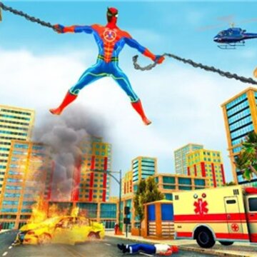 �������г���֩��FlyingSuperheroRescue Battle
