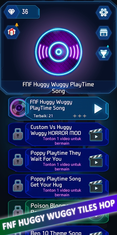 ש(All FNF Huggy Wuggy Tiles Hop)v1 ׿