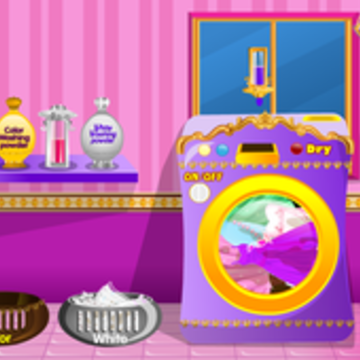 ϴ�¹���PrincessWashLaundryGirlsGames