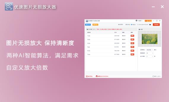 优速图片无损放大器 优速图片无损放大器