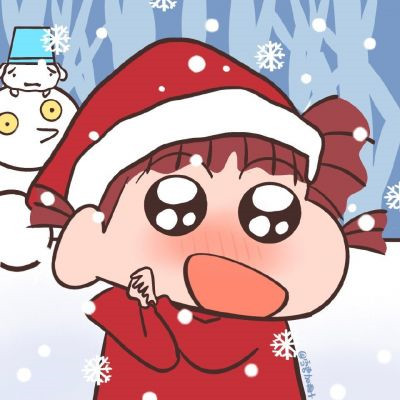 2021圣诞情侣头像蜡笔小新 如果圣诞老人能把你送来那真的是太好了