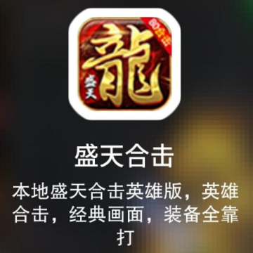 盛天合击 盛天合击