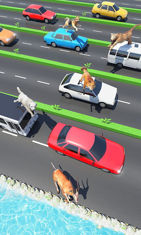 ﹫·ԾAnimal Pets Traffic Highway Crossv4 ׿