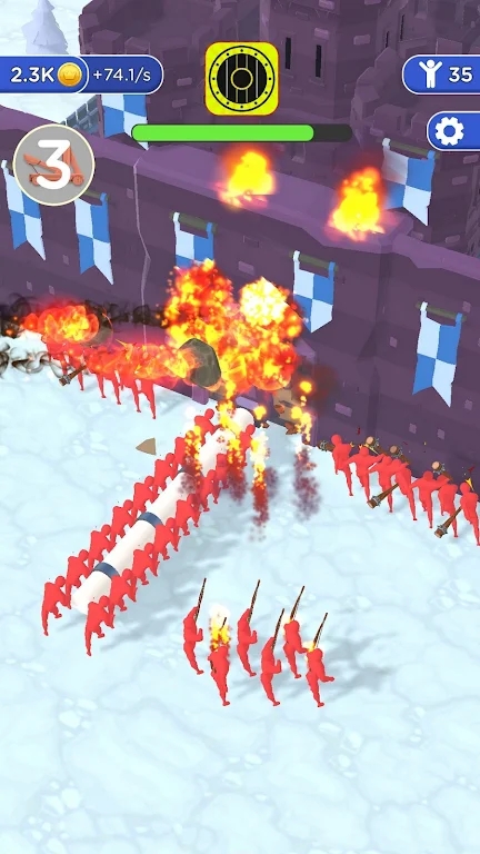 ���й��Ǵ��Ǳ�Χ��Idle Battering Ram Castle Siegev0.01.33 ��׿��