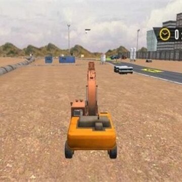 城市建设卡车Stickman City Construction Excavator 城市建设卡车Stickman City Construction Excavator