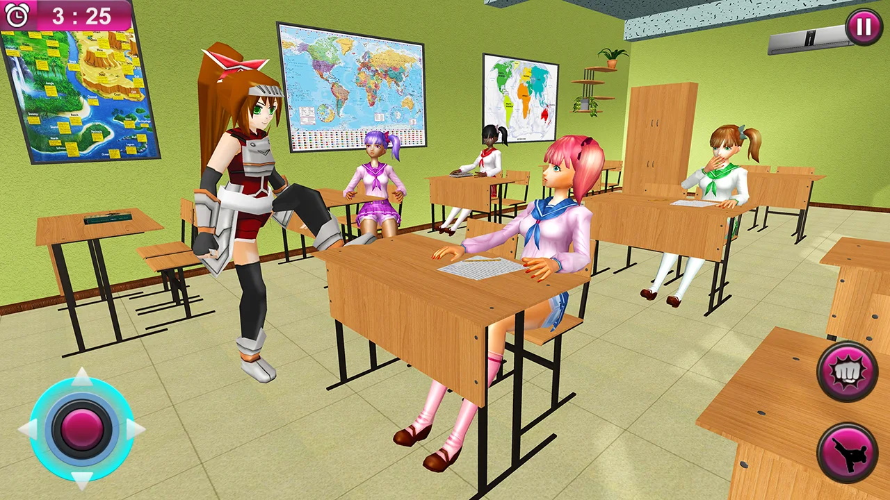 ŮУ԰(Anime Girl High School Simulator)v1.5 ׿