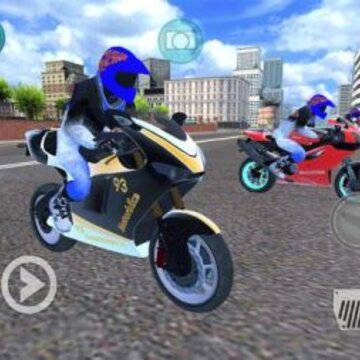 ������Ħ�е�������Real Moto Bike Racing City Buff